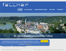 Tablet Screenshot of maler-fellner.de